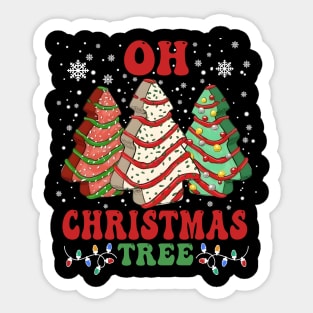 Oh Christmas Tree Cakes Sticker